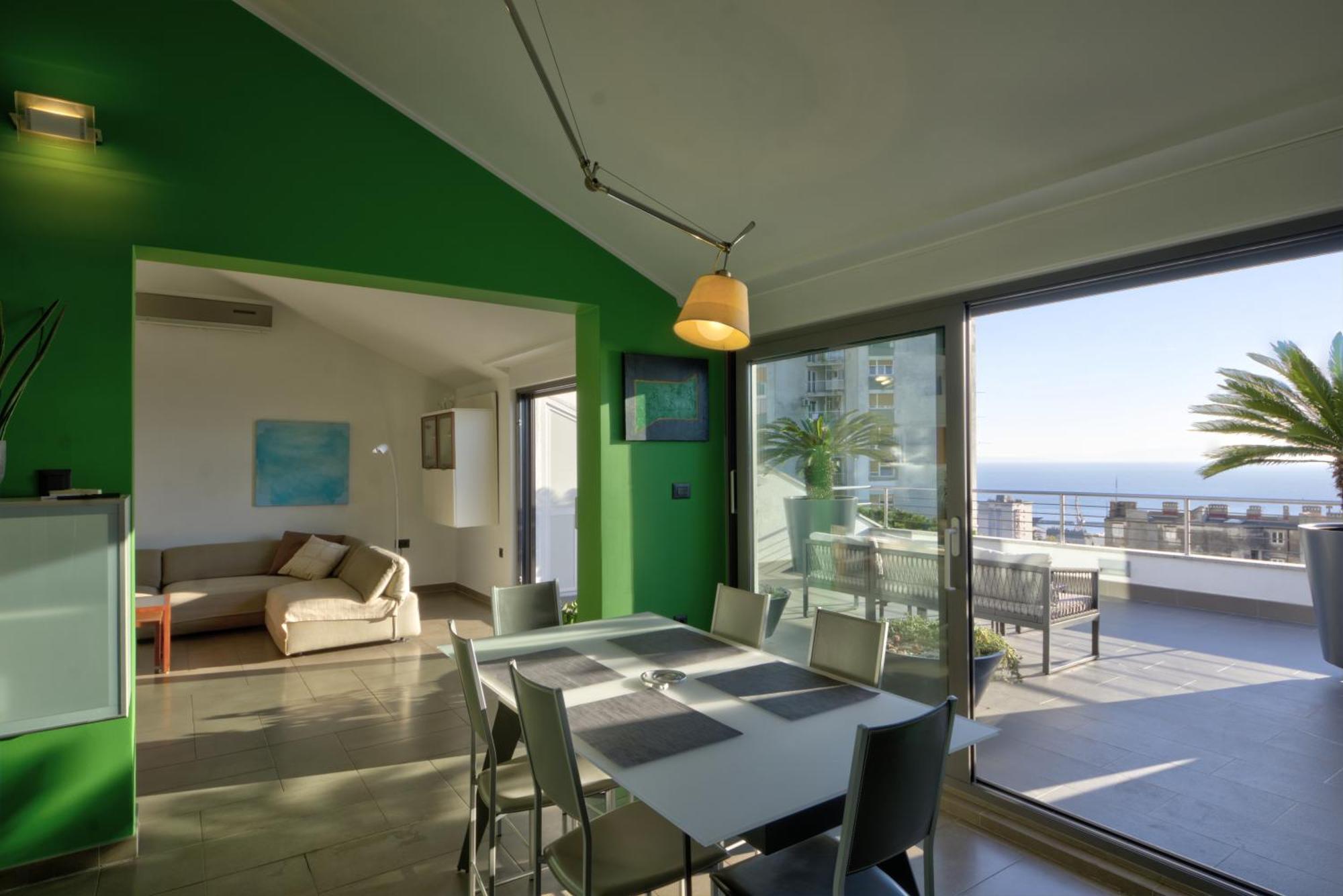 Penthouse Belvedere City View With Private Parking Rijeka Exterior foto
